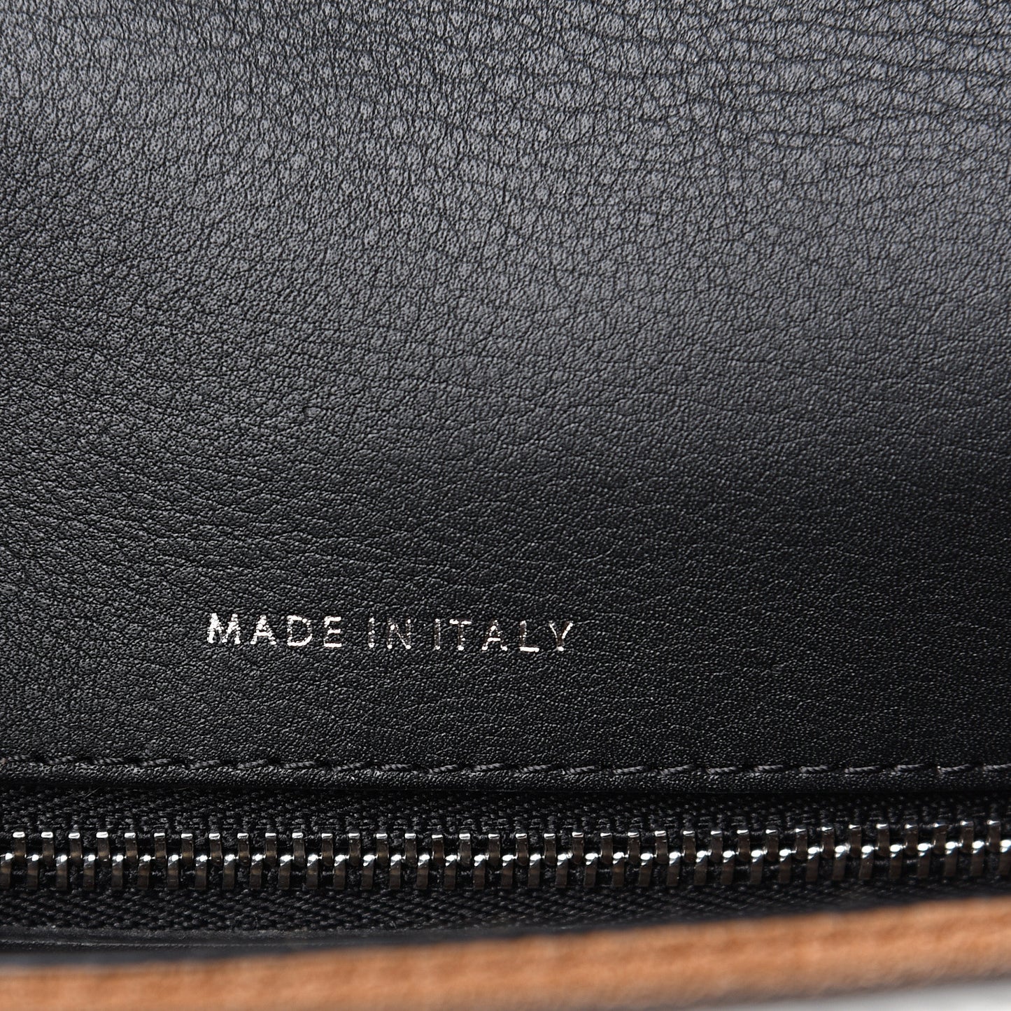 Calfskin Visetos Mini Patricia Crossbody Bag Black Eden