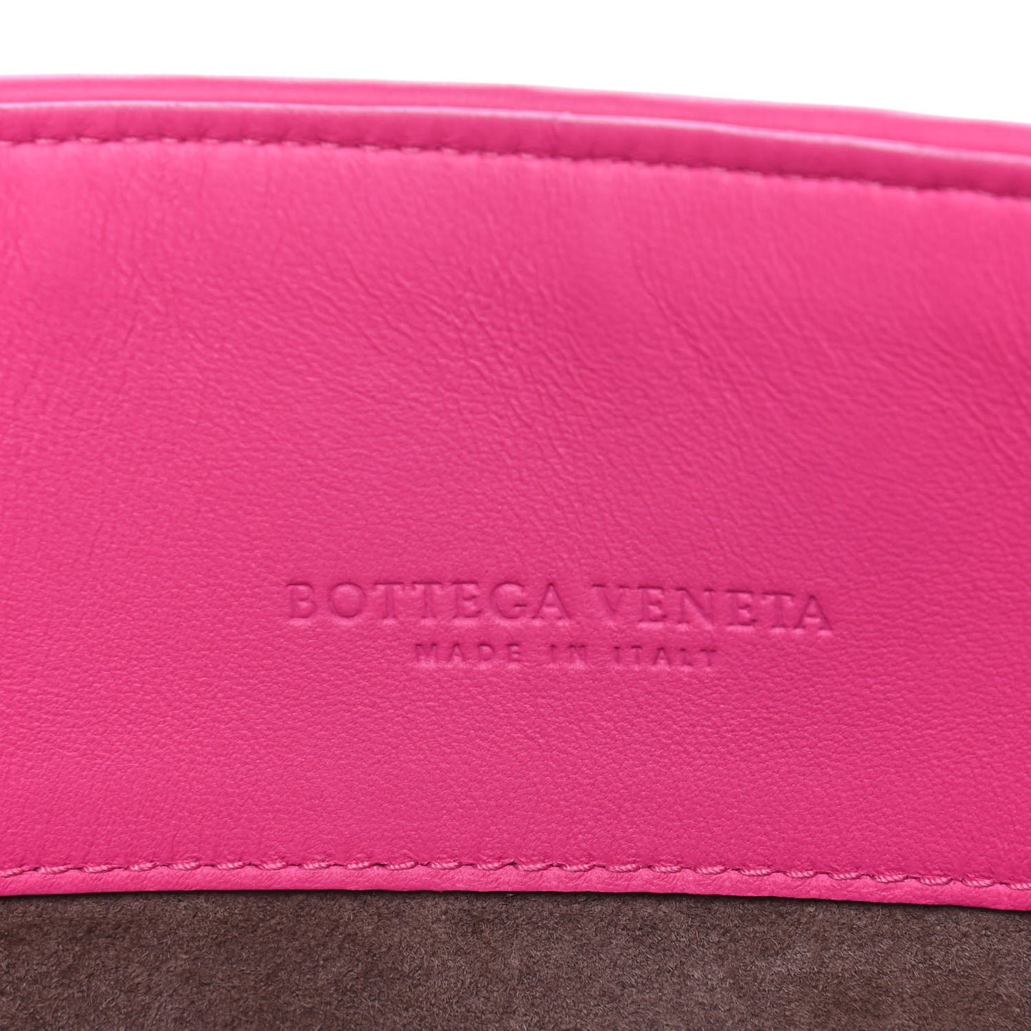 Nappa Intrecciato Large Olimpia Bag Rosa Shock