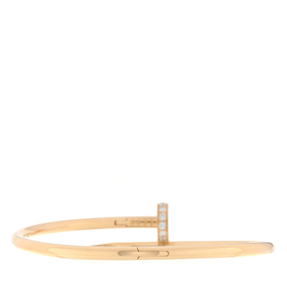Cartier 18K Yellow Gold Diamond Juste Un Clou Bracelet 18 2 of 4