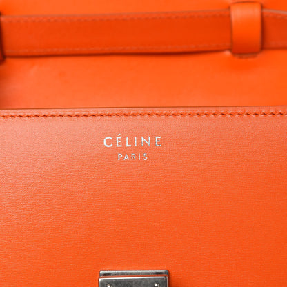 Celine Box Calfskin Small Classic Box Flap Bag Orange 6 of 12