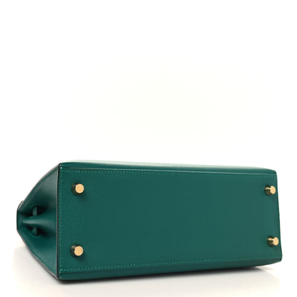 Hermes Epsom Kelly Sellier 25 Malachite 4 of 12