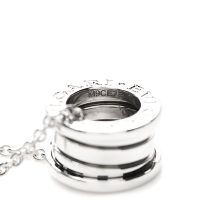 Bulgari 18K White Gold B.Zero1 Pendant Necklace 4 of 7