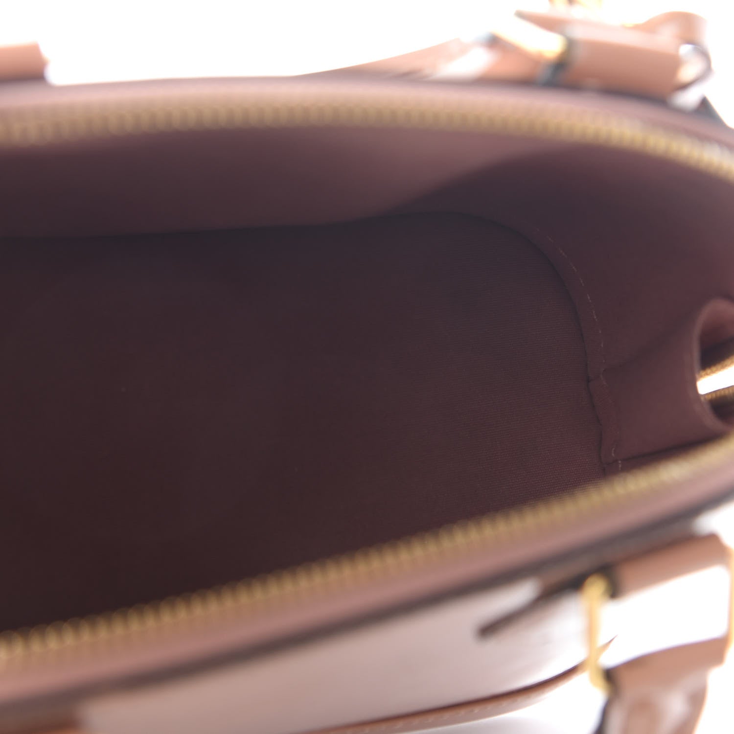 Louis Vuitton Vernis Alma BB Rose Velours 5 of 9