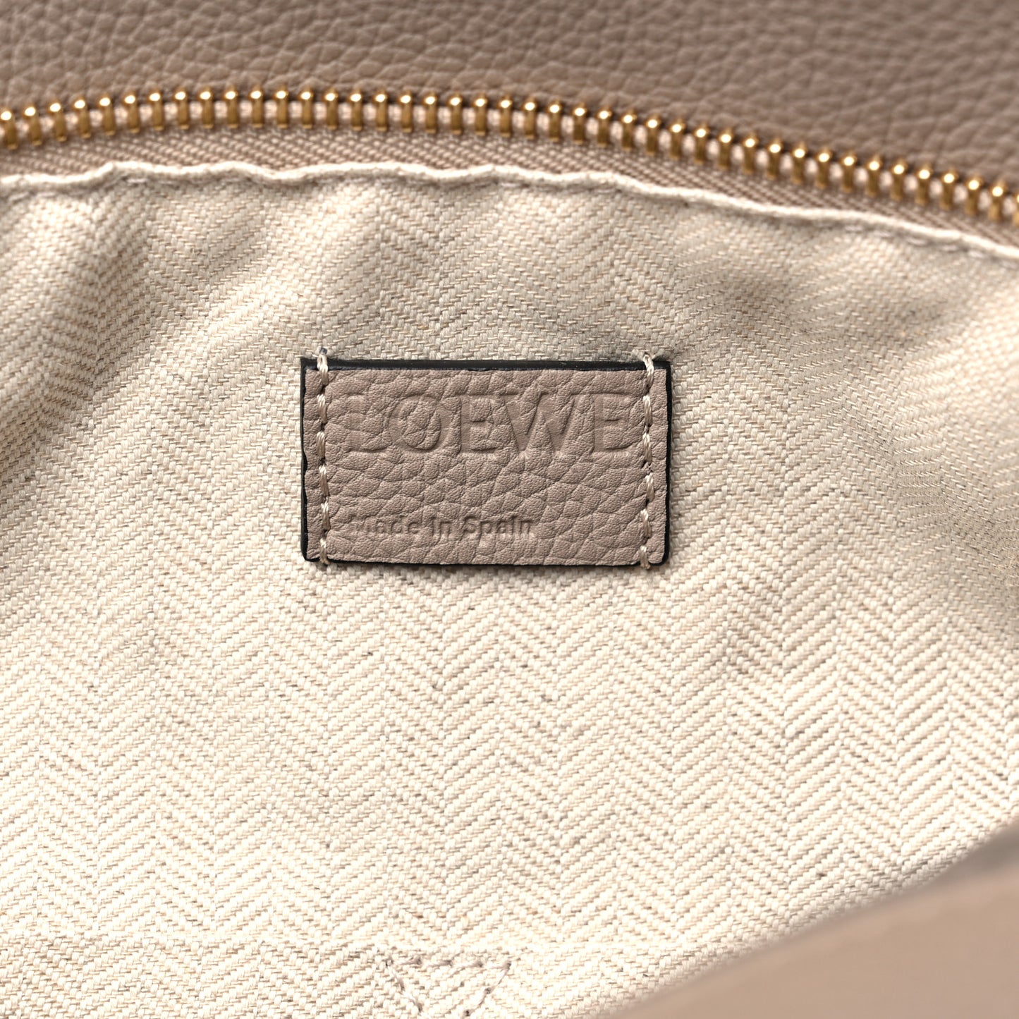 Calfskin Medium Puzzle Bag Sand