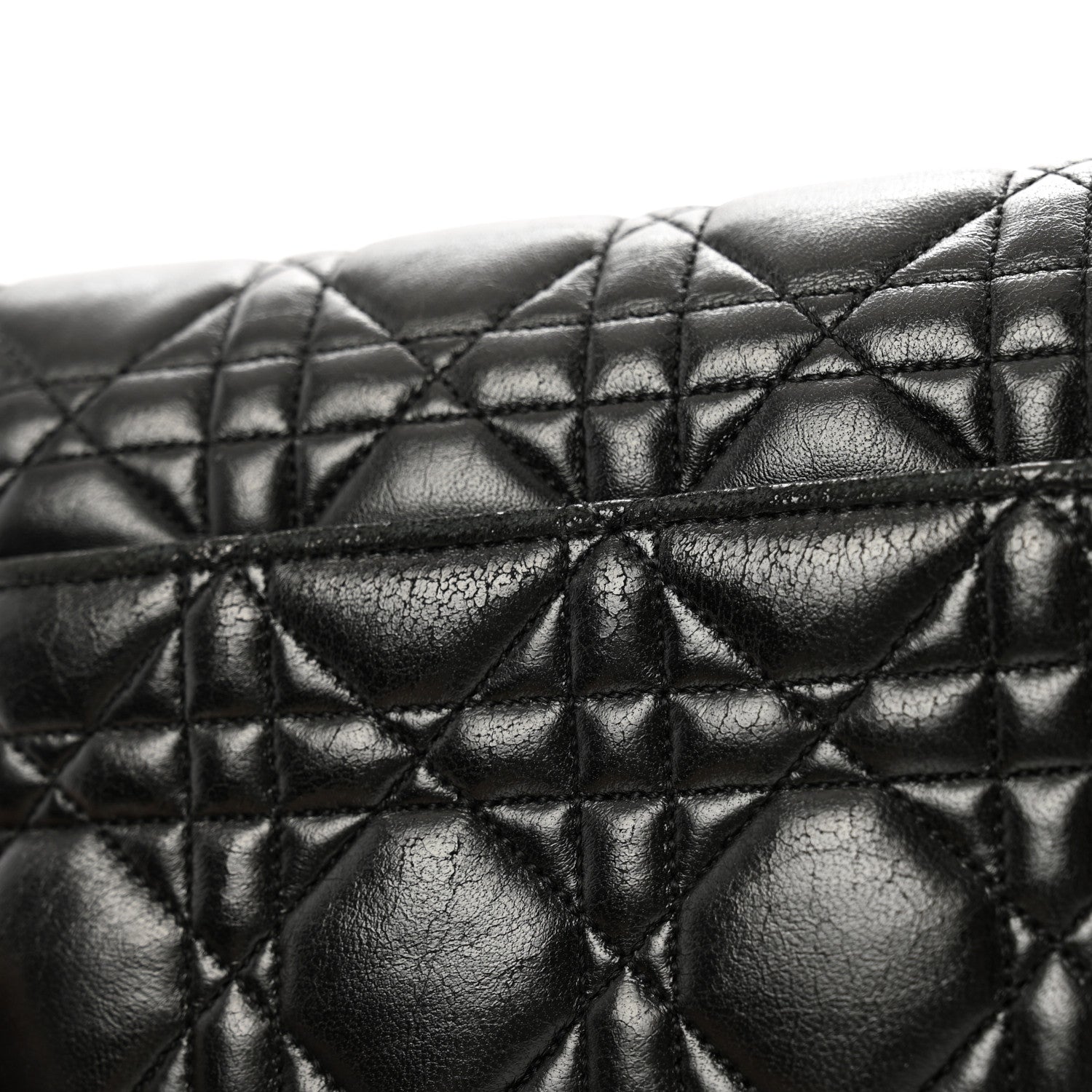 Christian Dior Lambskin Cannage Miss Dior Promenade Pouch Black 12 of 14