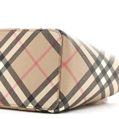 Burberry E-Canvas Check Daphne Tote Archive Beige 10 of 10