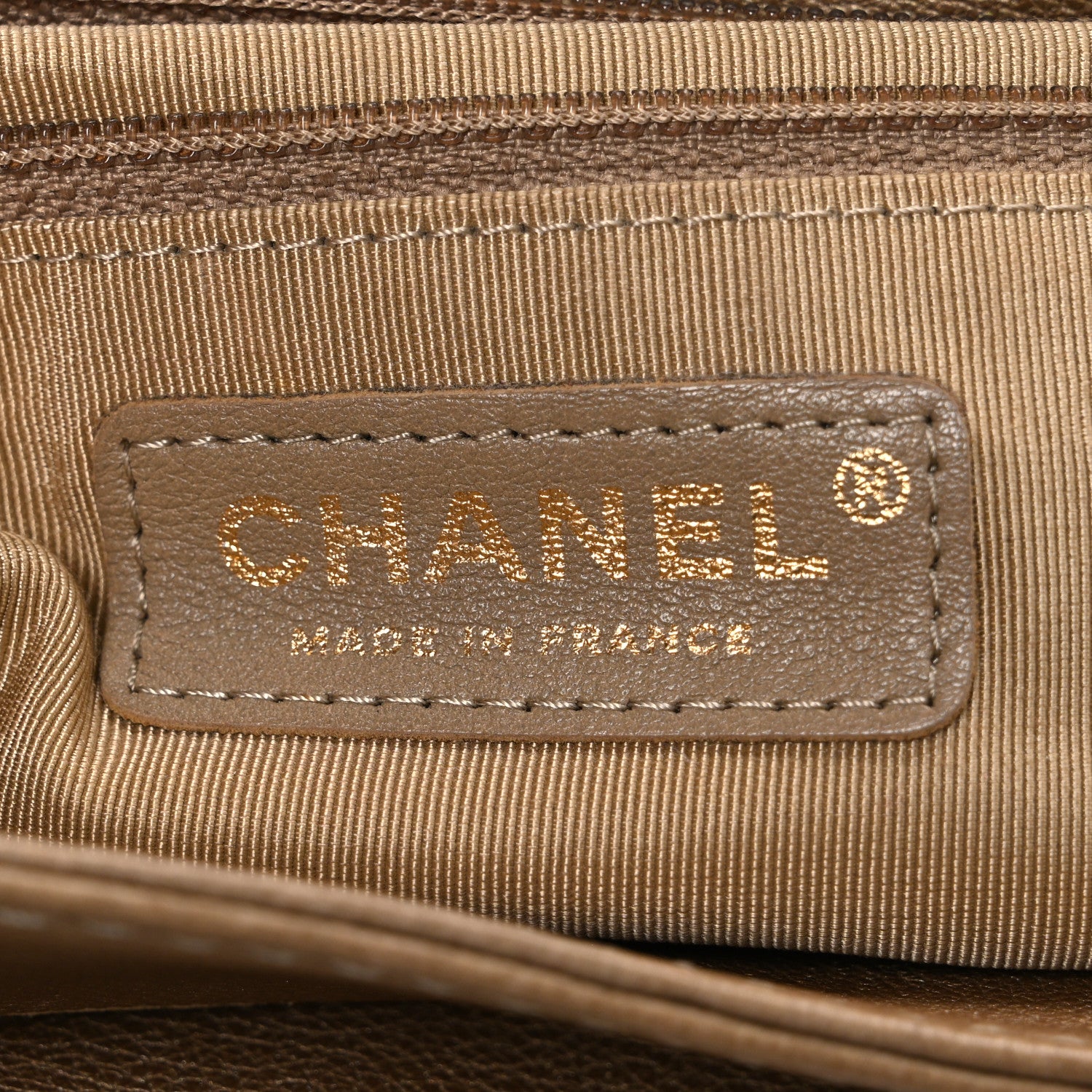 Chanel Metallic Calfskin Quilted Trianon Small Messenger Flap Gold 6 of 10