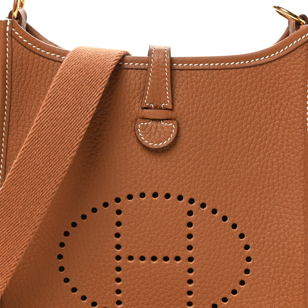 Hermes Taurillon Clemence Evelyne TPM Gold 8 of 11