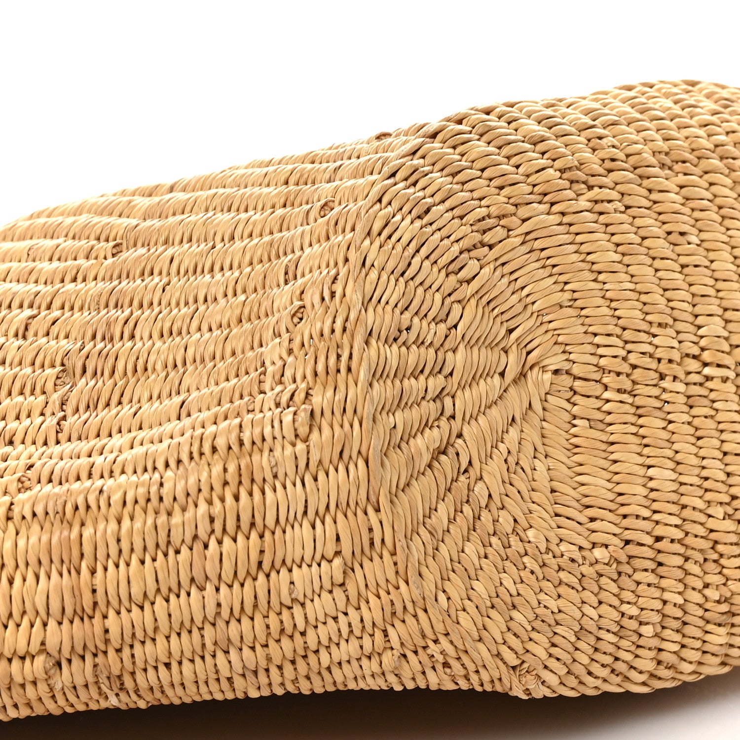 Loewe Calfskin Raffia Paulas Ibiza Small Shell Basket Tote Bag Natural Tan 7 of 8