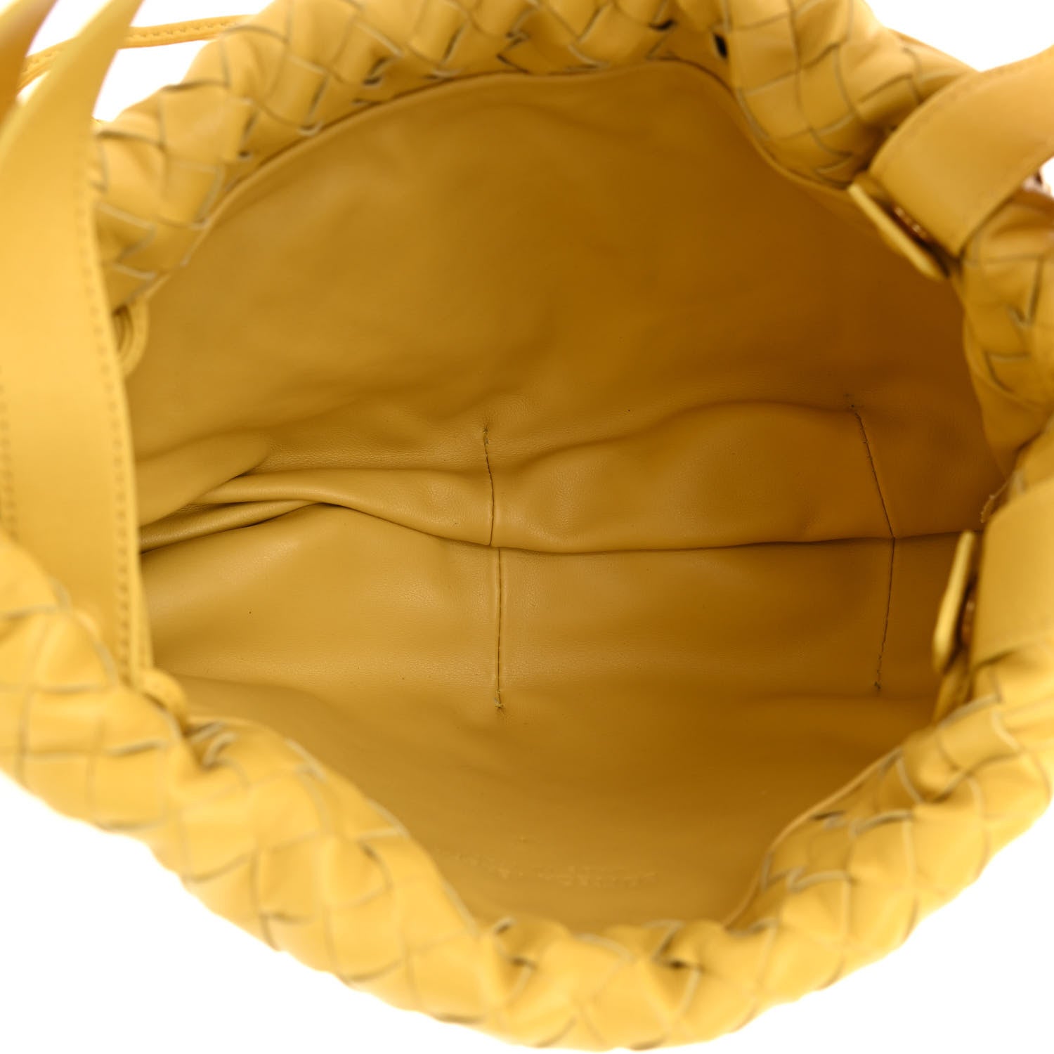 Bottega Veneta Nappa Intrecciato Small Bulb Buttercup 5 of 10