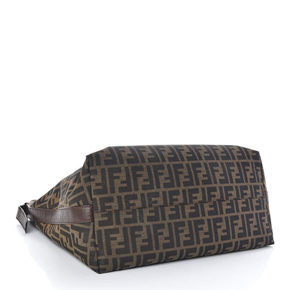 Fendi Zucca Vitello Artic Large Hobo Tobacco Castagna 4 of 10