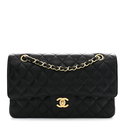 Chanel Caviar Quilted Medium Double Flap Black 1 of 11