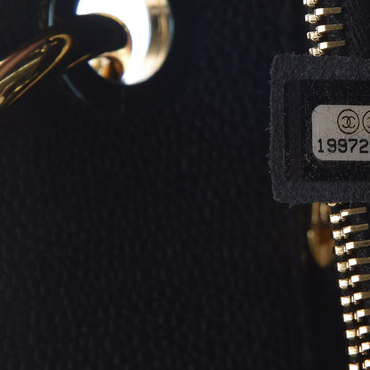 Chanel Caviar Quilted Grand Shopping Tote GST Black 6 of 9