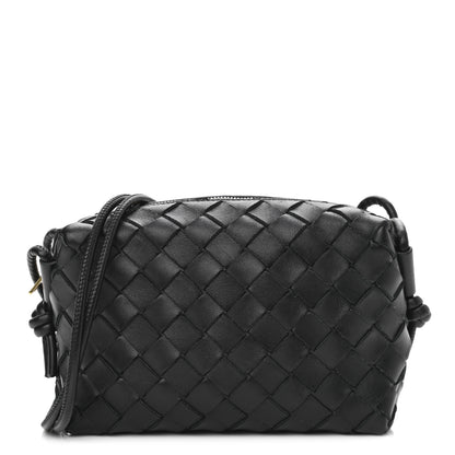 Bottega Veneta Nappa Intrecciato Mini Loop Camera Bag Black 1 of 10