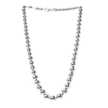 Tiffany Sterling Silver HardWear Graduated Ball Necklace 3 of 6