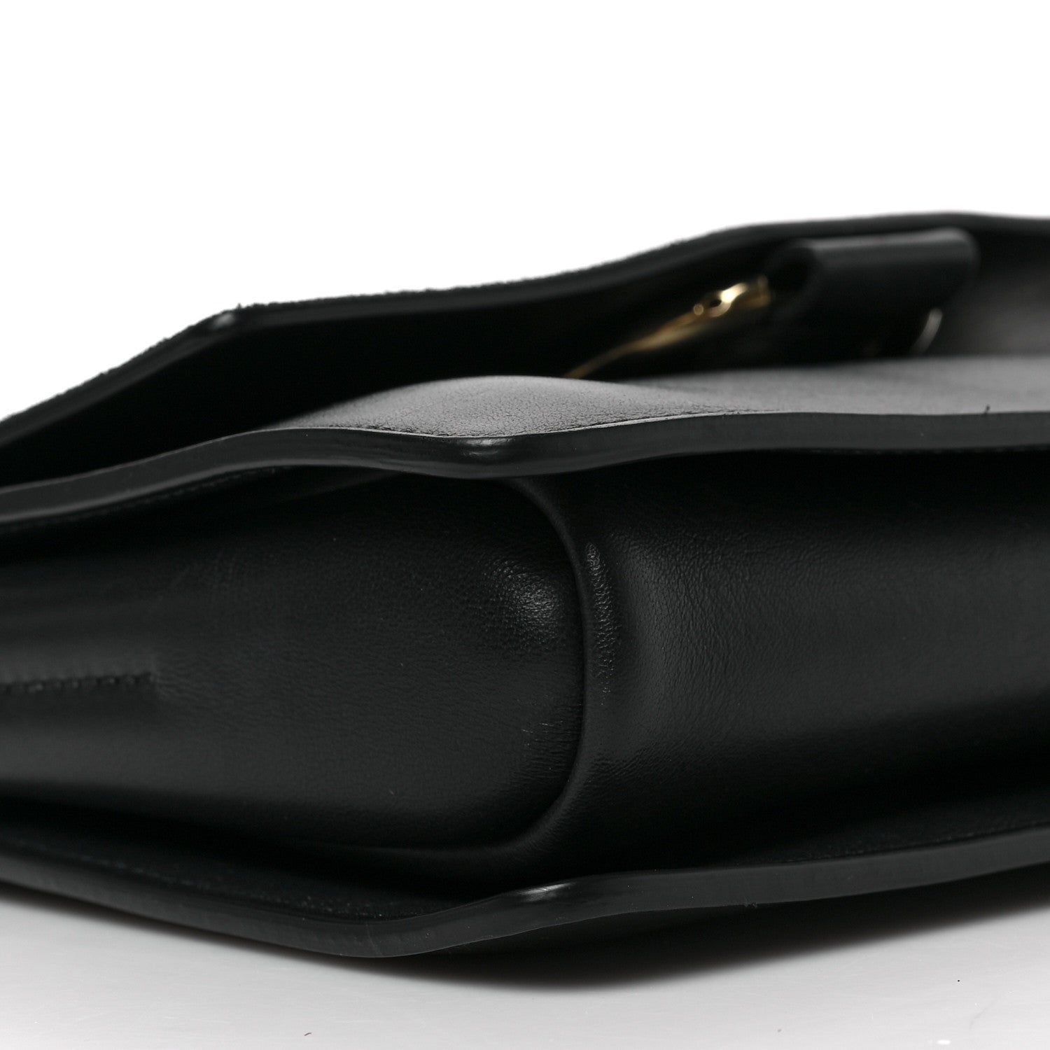 Chloe Suede Calfskin Small Faye Shoulder Bag Black 8 of 10