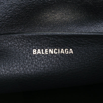 Balenciaga Smooth Calfskin Logo S Everyday Camera Bag Gris Fossile White 6 of 9