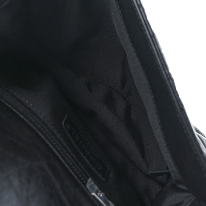 Chanel Crumpled Calfskin Medium Chain All Over Flap Black 5 of 9