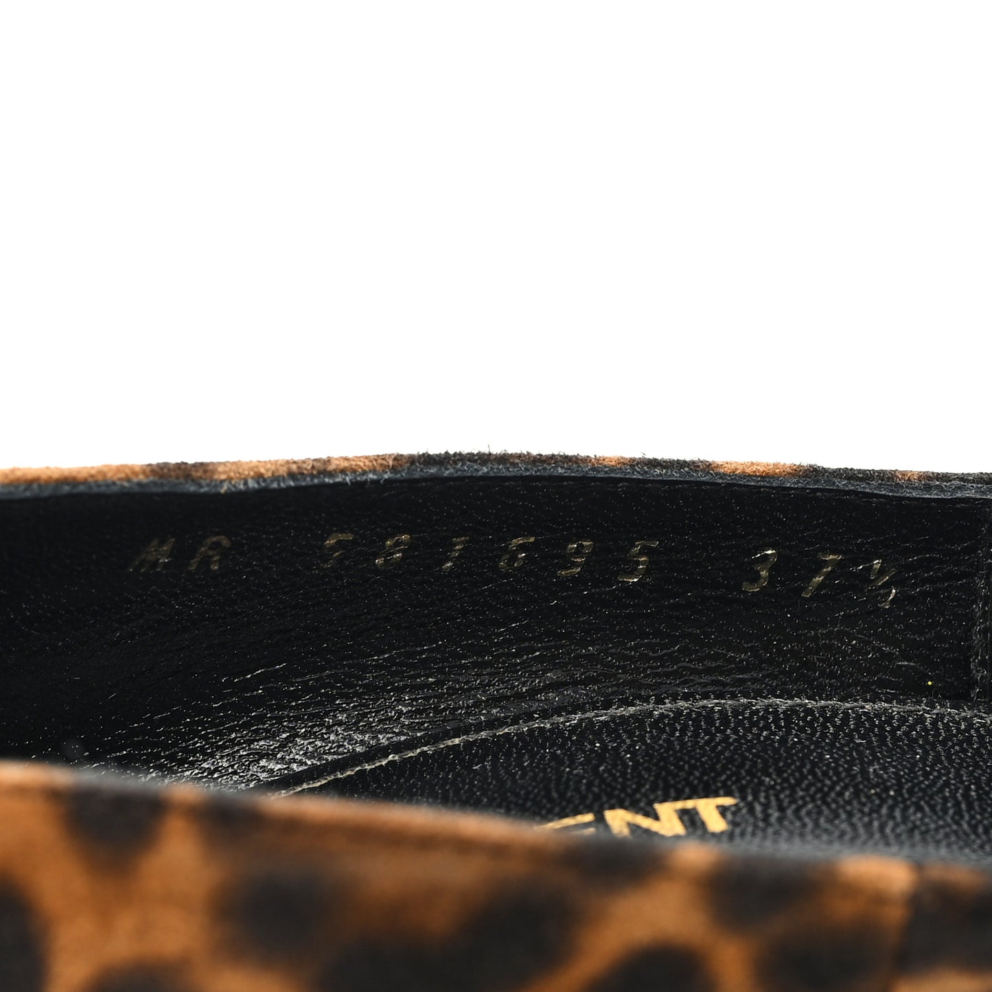 Suede Leopard Printed Anja Pumps 37.5 Natural Coffee
