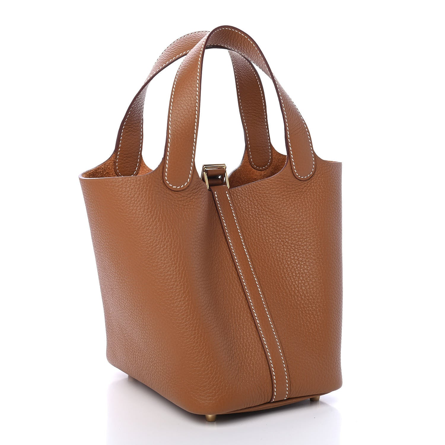 Hermes Taurillon Clemence Picotin Lock 18 PM Gold 3 of 9