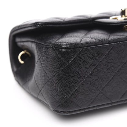 Chanel Caviar Quilted Mini Rectangular Flap Black 8 of 10