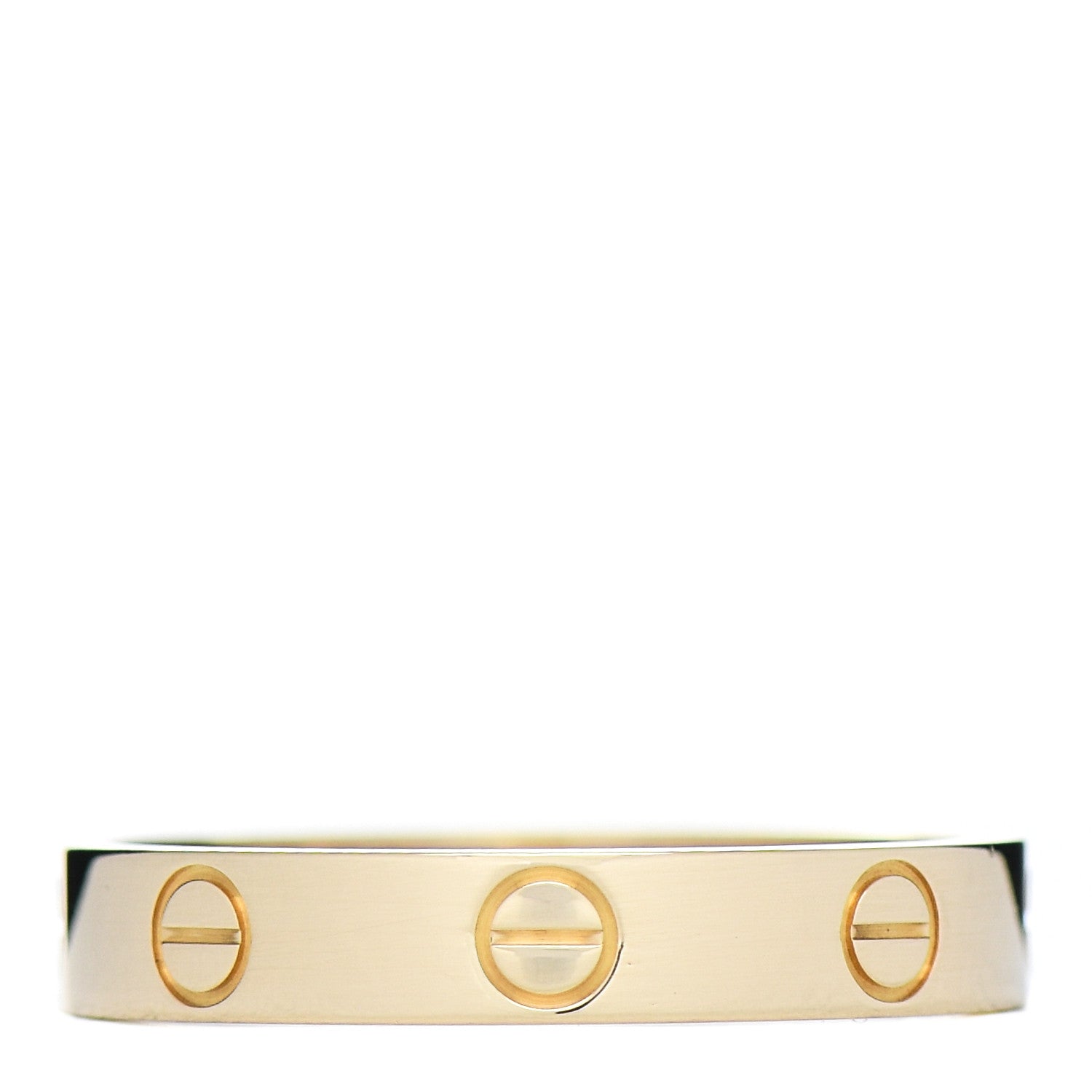 Cartier 18K Yellow Gold 3.5mm LOVE Wedding Band Ring 56 7.5 1 of 4