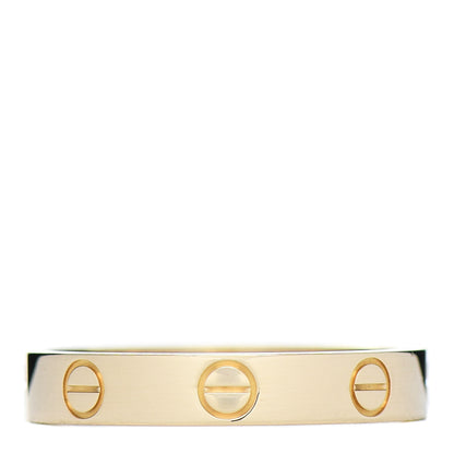 Cartier 18K Yellow Gold 3.5mm LOVE Wedding Band Ring 56 7.5 1 of 4