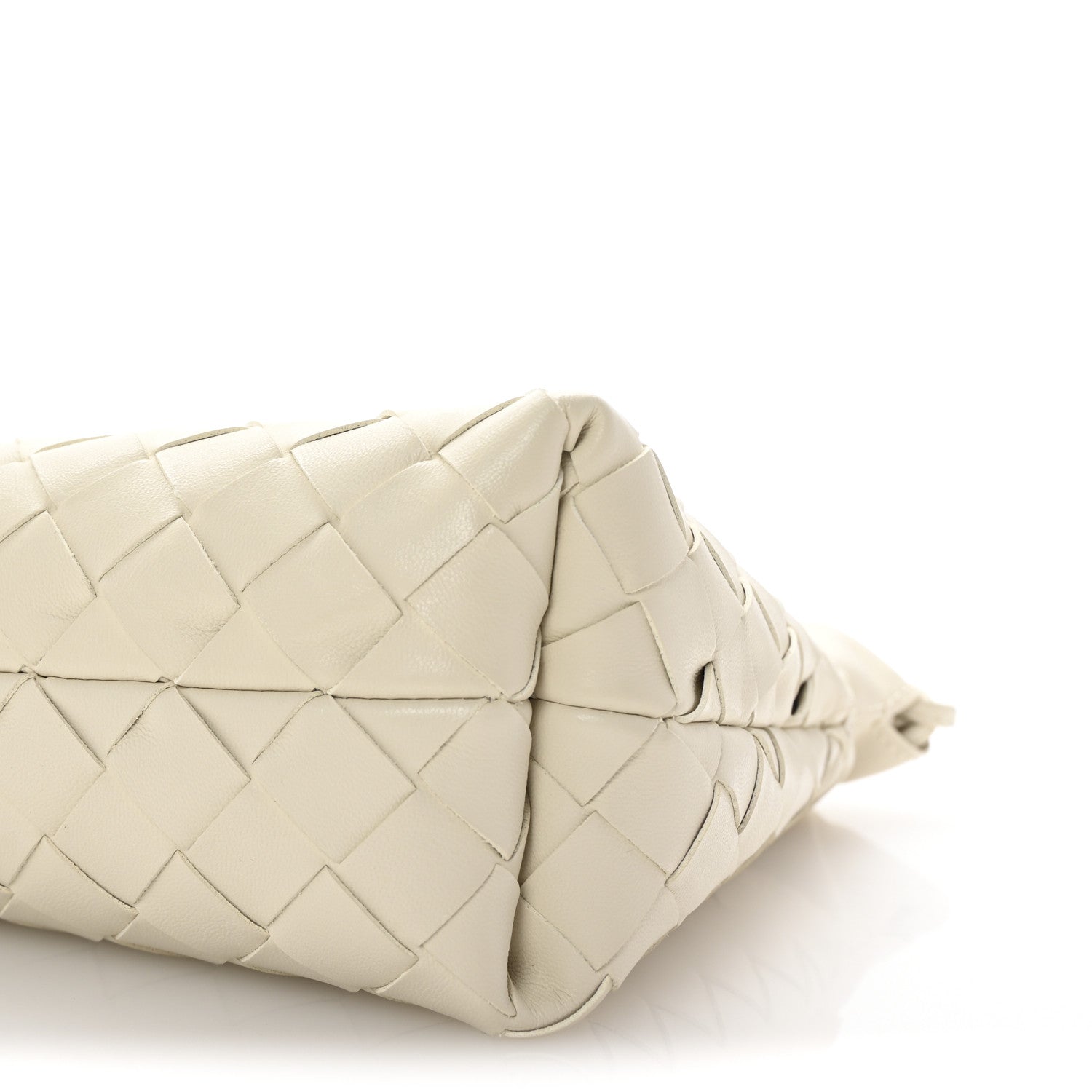 Bottega Veneta Nappa Intrecciato Dustbag Notte Shoulder Bag Sea Salt 9 of 10