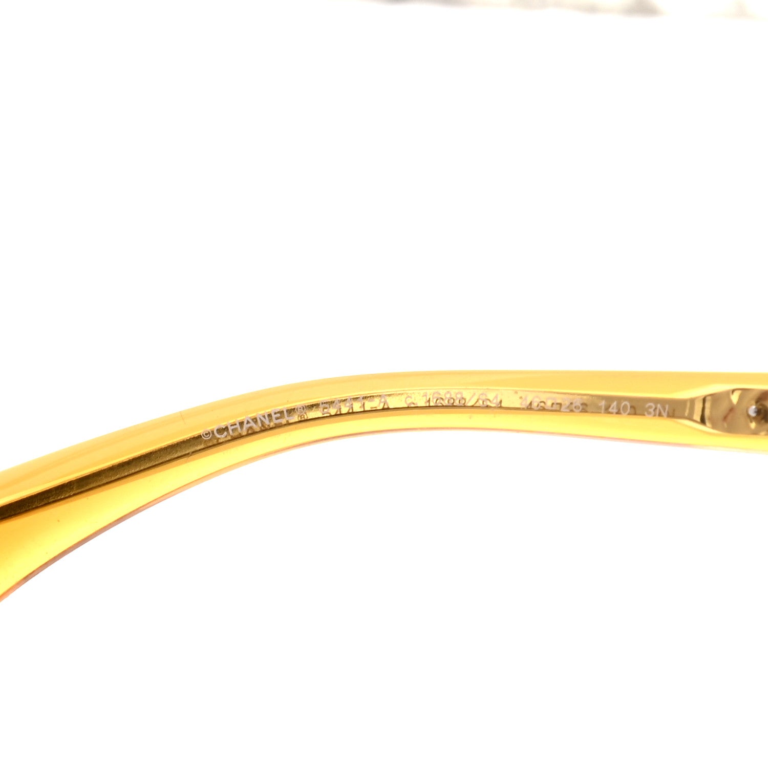 Chanel Acetate Sunglasses 5441-A Yellow 6 of 9