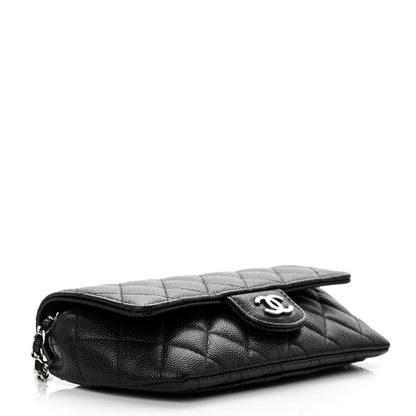 Chanel Caviar Quilted Glasses Case With Chain Black 4 of 12