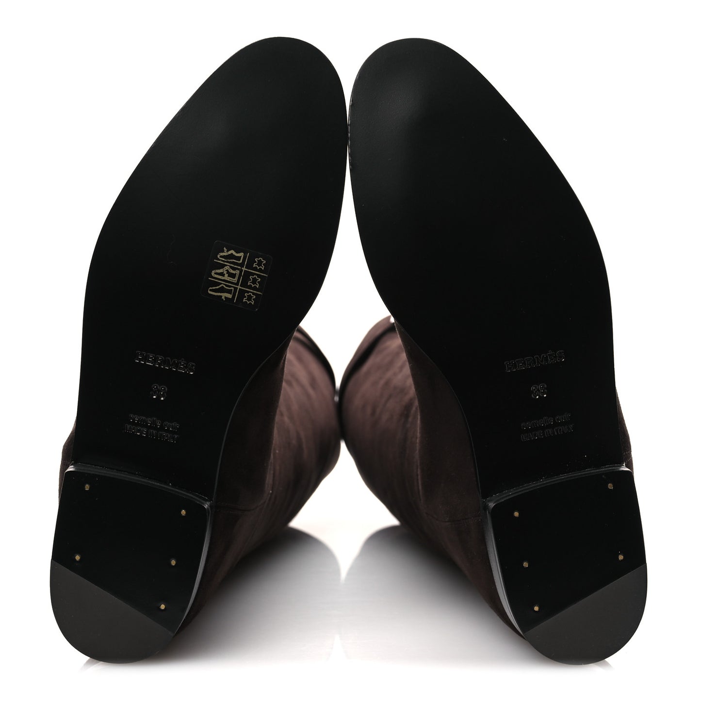 Suede Kelly Jumping Boots 38 Marron Ebene