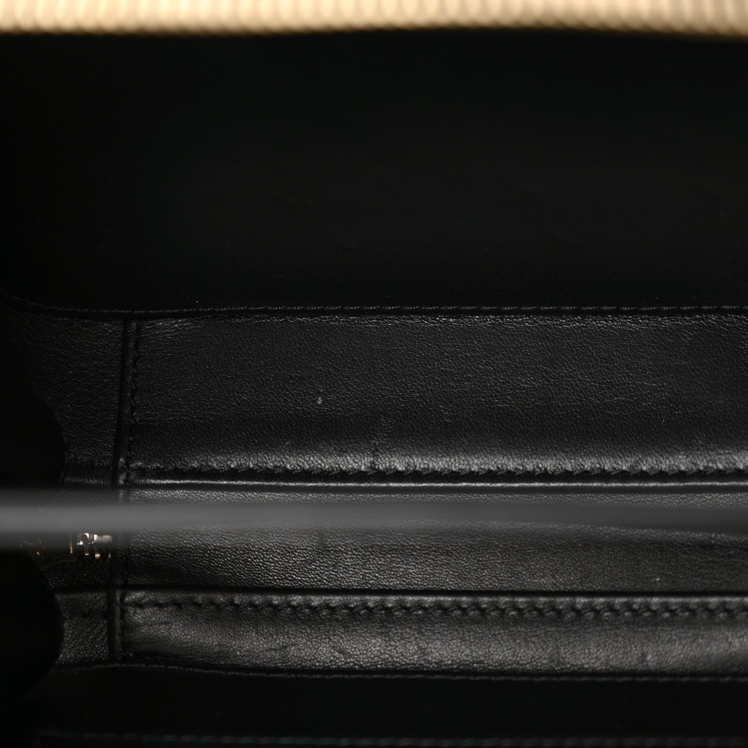 Chanel Goatskin Quilted Small CC Filigree Vanity Case Black 11 of 11