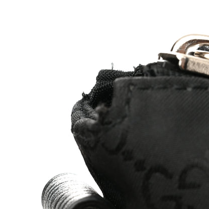 Gucci Nylon Monogram Medium Flat Messenger Bag Black 9 of 10