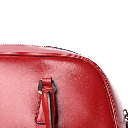Prada Vitello Lux Mini Bowling Bag Rosso 17 of 18