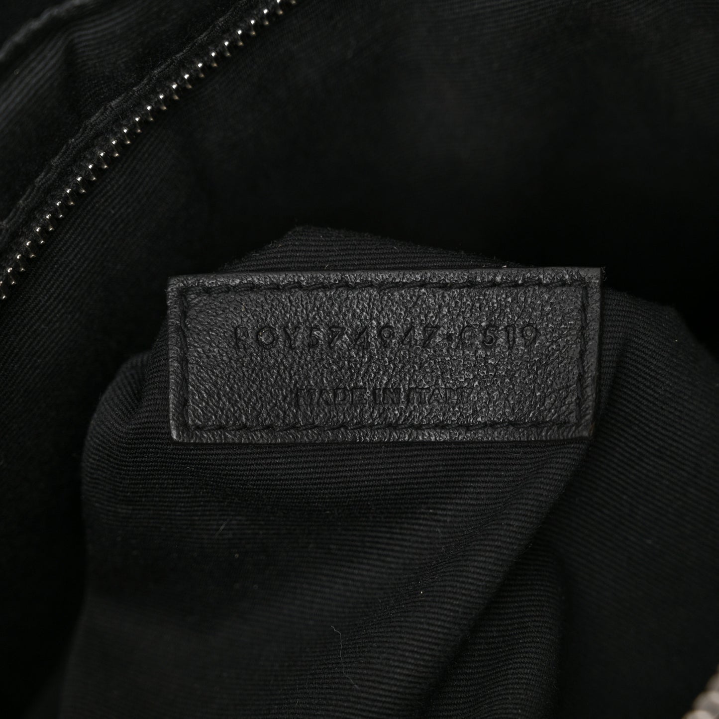 Calfskin Y Quilted Monogram Large Loulou Chain Satchel Black