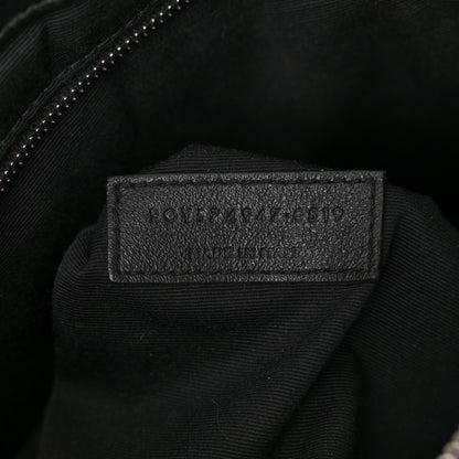 Saint Laurent Calfskin Y Quilted Monogram Large Loulou Chain Satchel Black 8 of 14