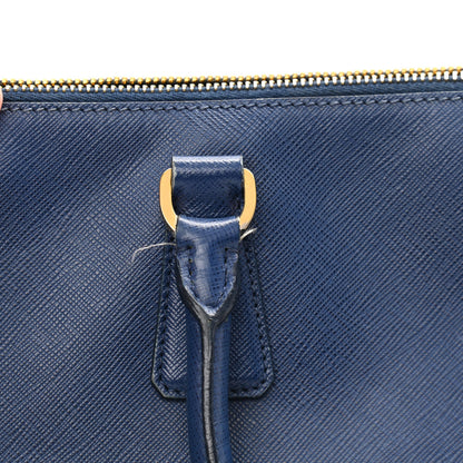Prada Saffiano Lux Extra Large Galleria Double Zip Tote Bluette 11 of 15