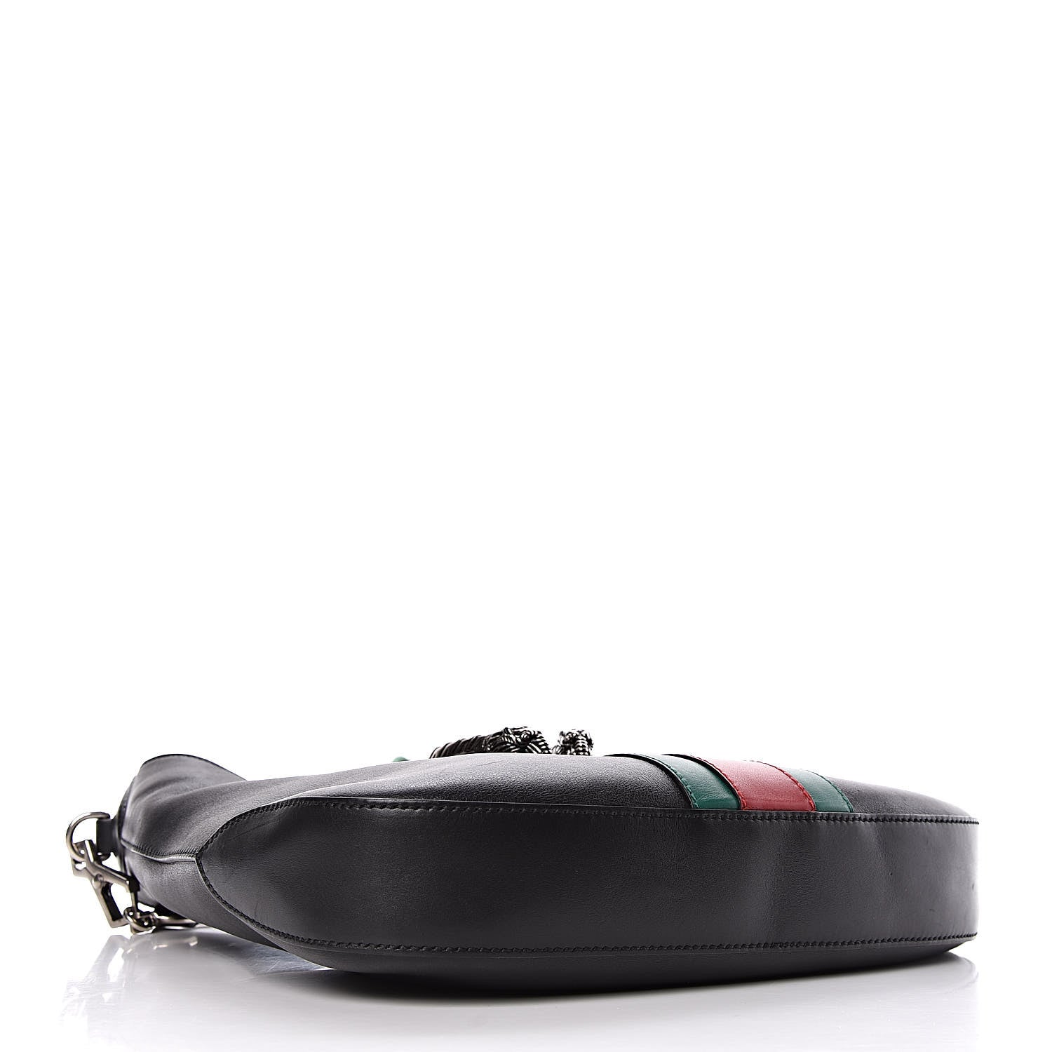 Gucci Calfskin Web Stripe Small Dionysus Hobo Black 4 of 15