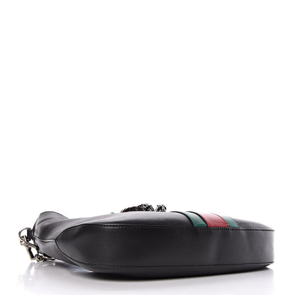 Gucci Calfskin Web Stripe Small Dionysus Hobo Black 4 of 15