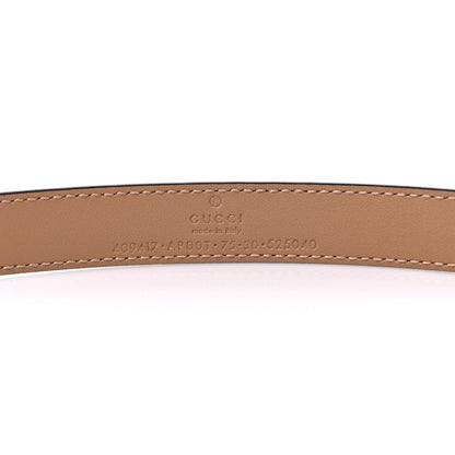 Gucci Moon Calfskin Double G 20mm Belt 75 30 Natural Tan 3 of 6