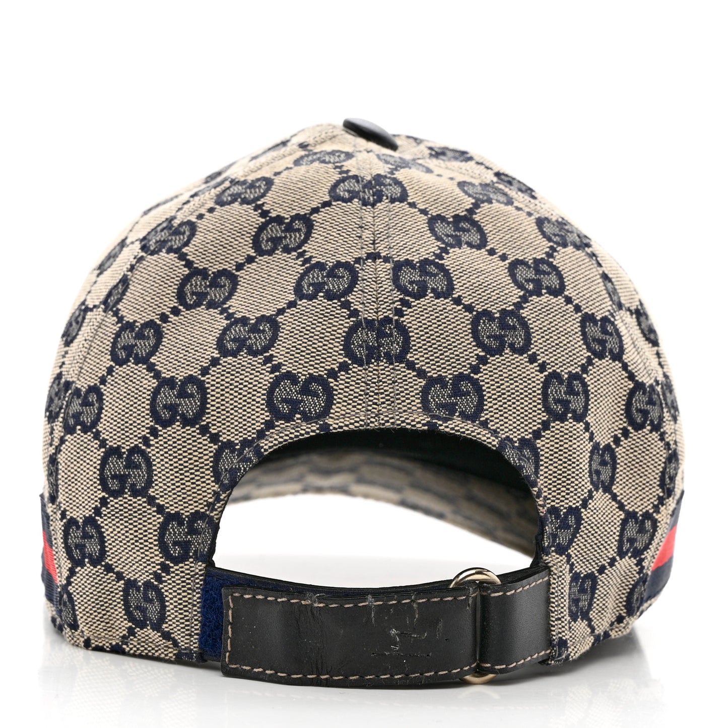 Monogram Web Baseball Hat M Beige Blue