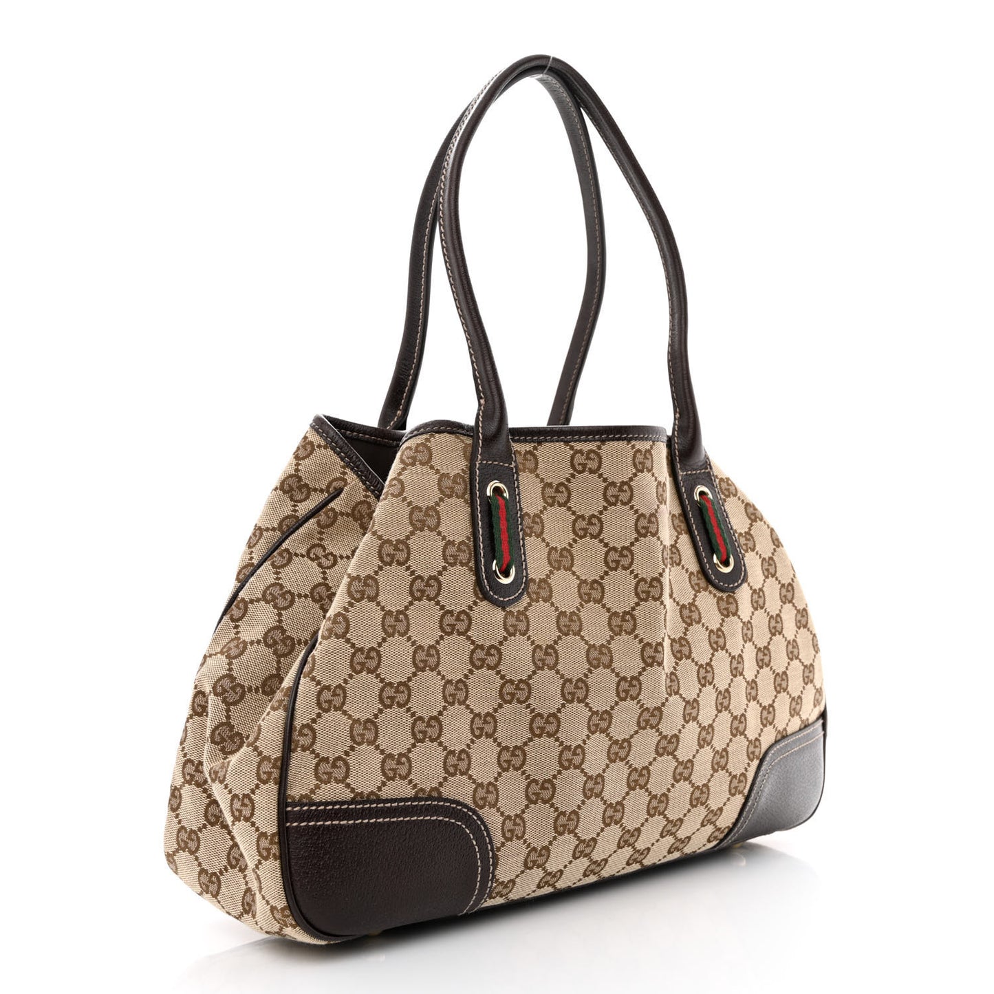 Monogram Medium Princy Tote Dark Brown