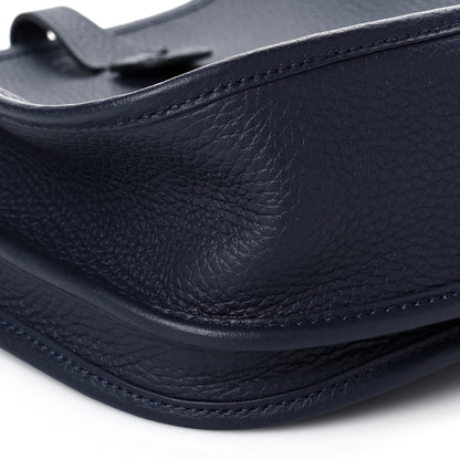 Hermes Taurillon Clemence Evelyne III PM Bleu Nuit 9 of 9