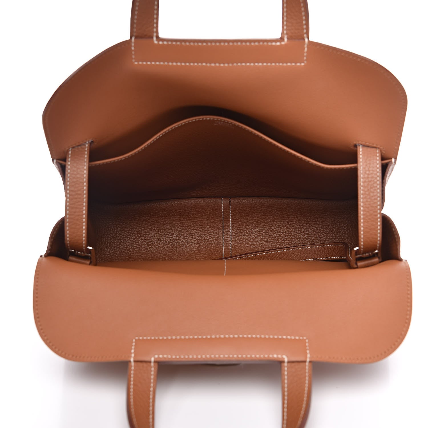 Hermes Taurillon Clemence Halzan 31 Gold 6 of 13