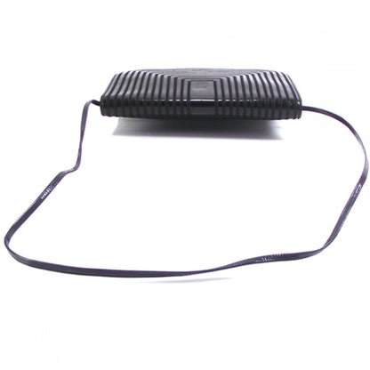 Fendi Leather Flap Cross Body Bag Black 6 of 10