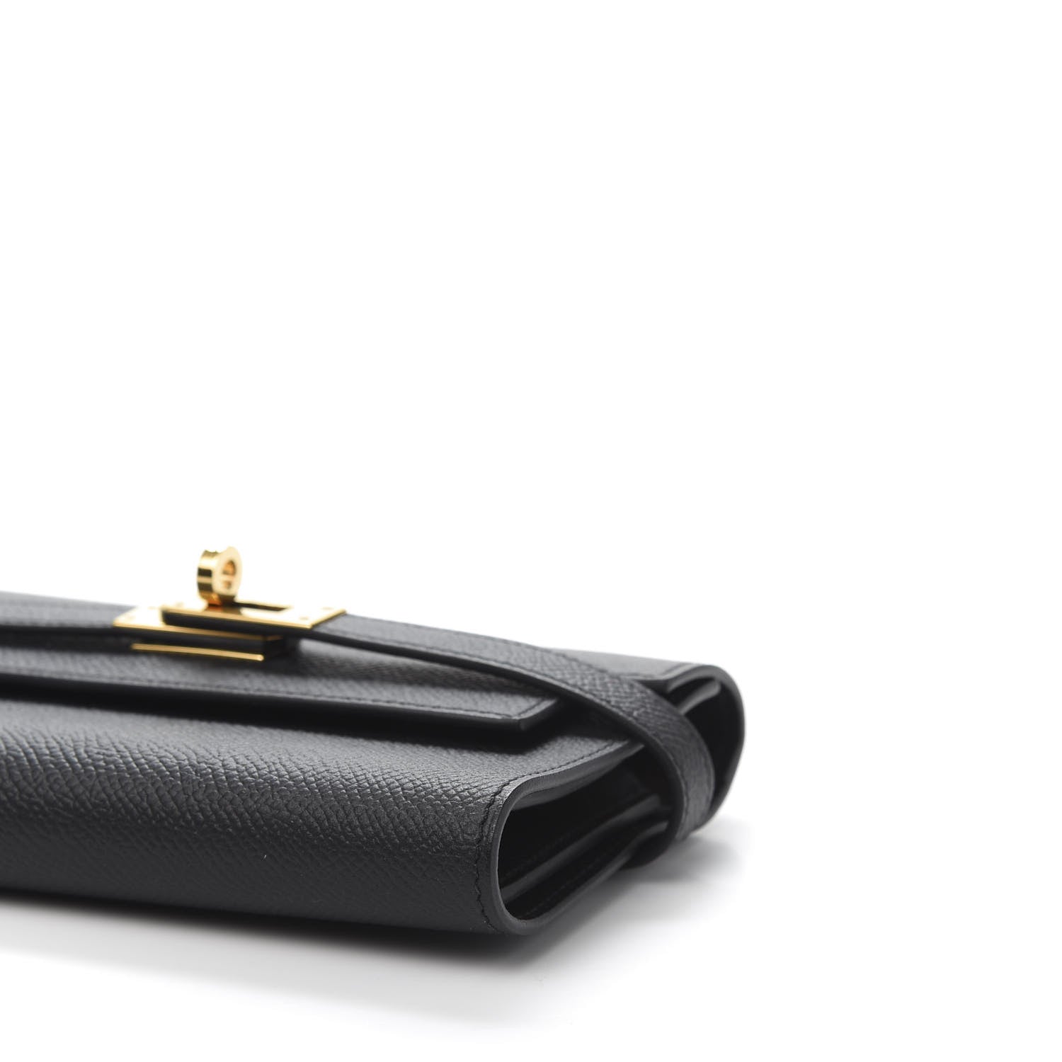 Hermes Epsom Medium Kelly Wallet Black 9 of 9