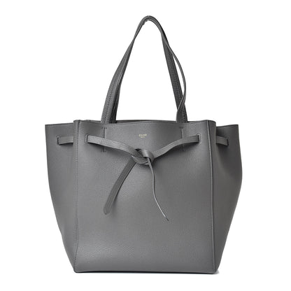 Celine Soft Grained Calfskin Small Belt Cabas Phantom Grey 1 of 10