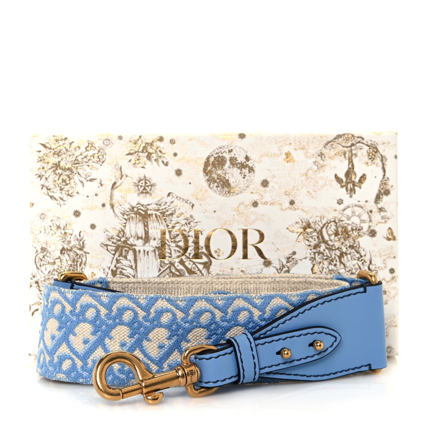 Oblique Adjustable Shoulder Strap Cornflower Blue