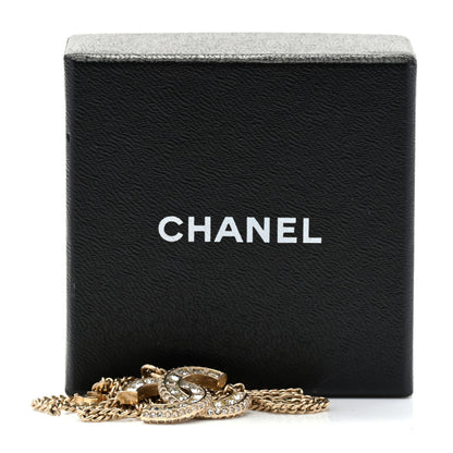 Chanel Baguette Crystal CC Necklace Gold 6 of 6