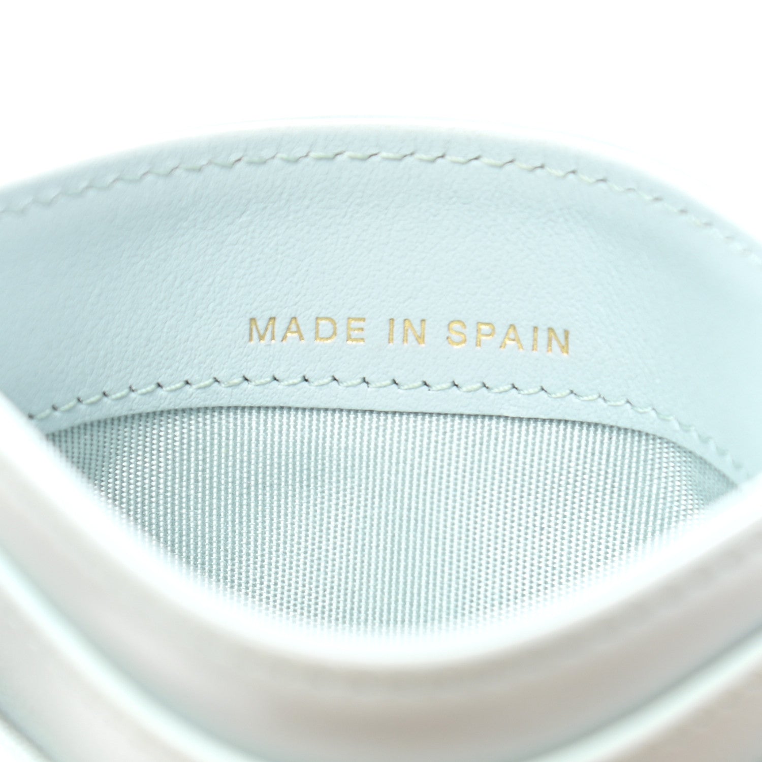 Chanel Lambskin Quilted Chanel 19 Card Holder Light Blue 9 of 13